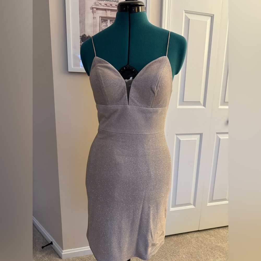 Gianni Bini blush pink mini dress